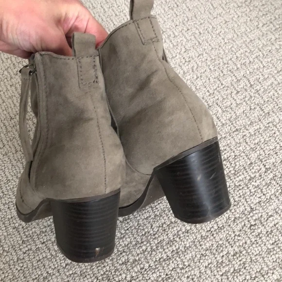 Light Gray Ankle Boots - Picture 6 of 7